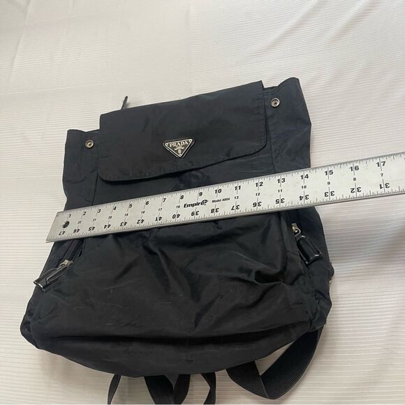 Prada Black Nylon VTG Backpack - Picture 6 of 12